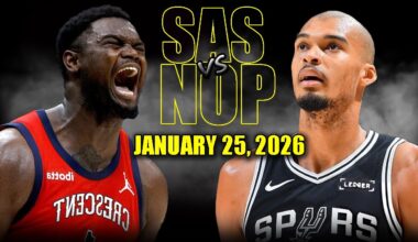 San Antonio Spurs vs New Orleans Pelicans Full Game Highlights – January 25, 2026 | NBA Season