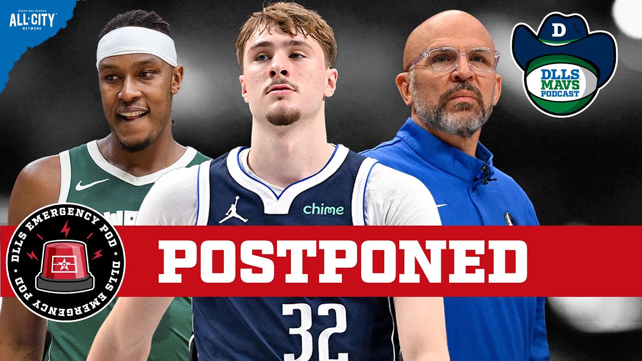 BREAKING: Dallas Mavericks Game At Bucks POSTPONED Due To Weather | DLLS Mavs Podcast