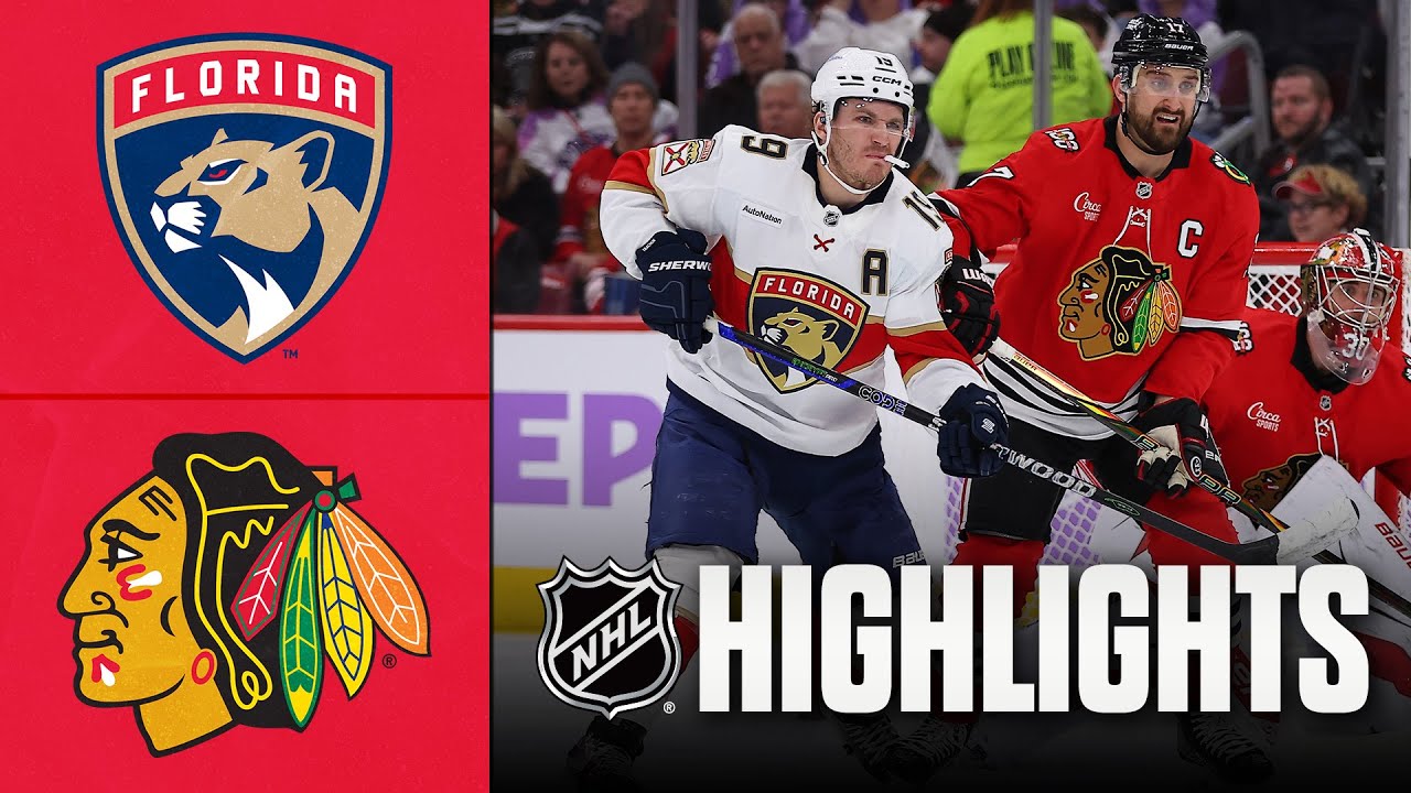 Panthers vs. Blackhawks | NHL Highlights | January 25, 2026