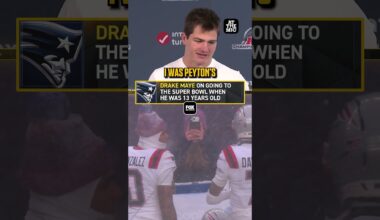 Drake Maye went to Peyton Manning's last game 🔥