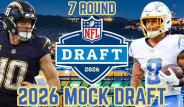 Los Angeles Chargers 2026 7-Round Mock Draft | BEEFING Up The LOS!