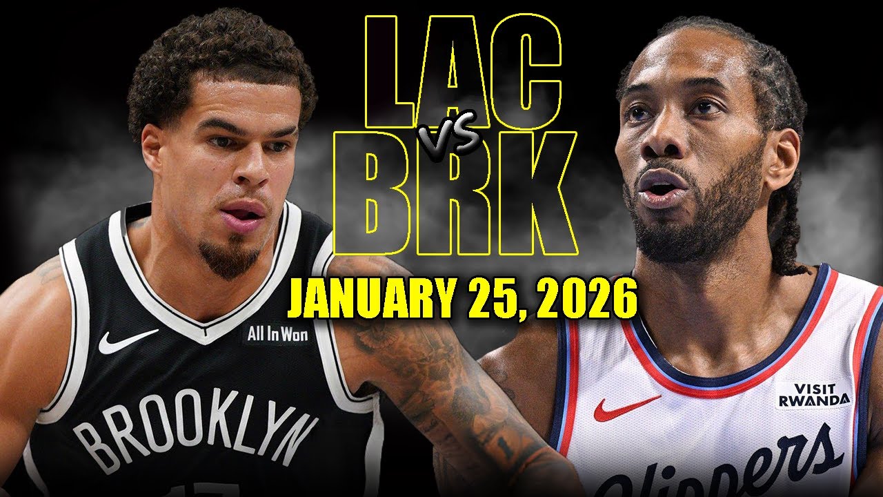 Los Angeles Clippers vs Brooklyn Nets Full Game Highlights – January 25, 2026 | NBA Season