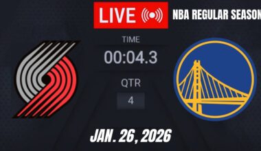 NBA LIVE! Golden State Warriors vs Portland Trail Blazers | January 26, 2026 | Regular Season  2K26