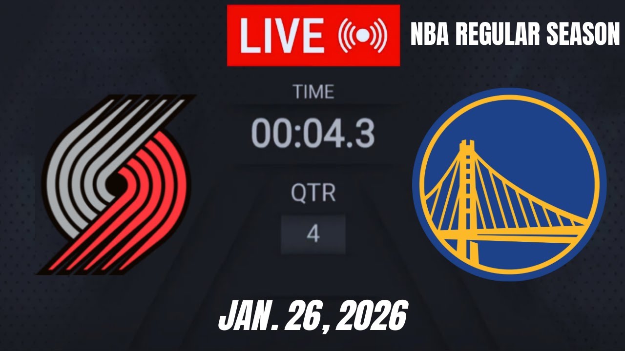 NBA LIVE! Golden State Warriors vs Portland Trail Blazers | January 26, 2026 | Regular Season  2K26