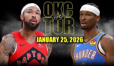 Oklahoma City Thunder vs Toronto Raptors Full Game Highlights – January 25, 2026 | NBA Seasonokcvs
