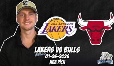 Los Angeles Lakers vs Chicago Bulls 1/26/26 NBA Free Picks & Prediction | NBA Betting Tips