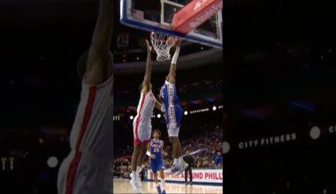 TYRESE MAXEY POSTER DUNK! 😱