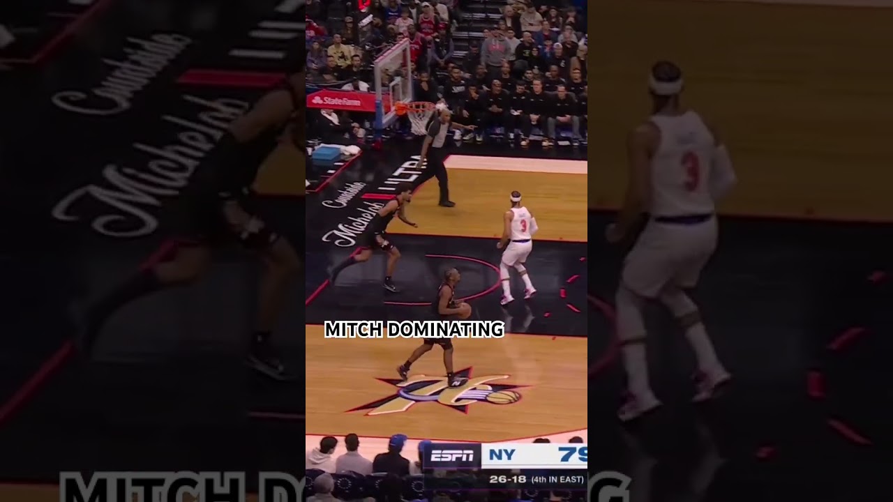 a huge performance from our SAVAGE 😤 #nba #nyknicks #mitchellrobinson