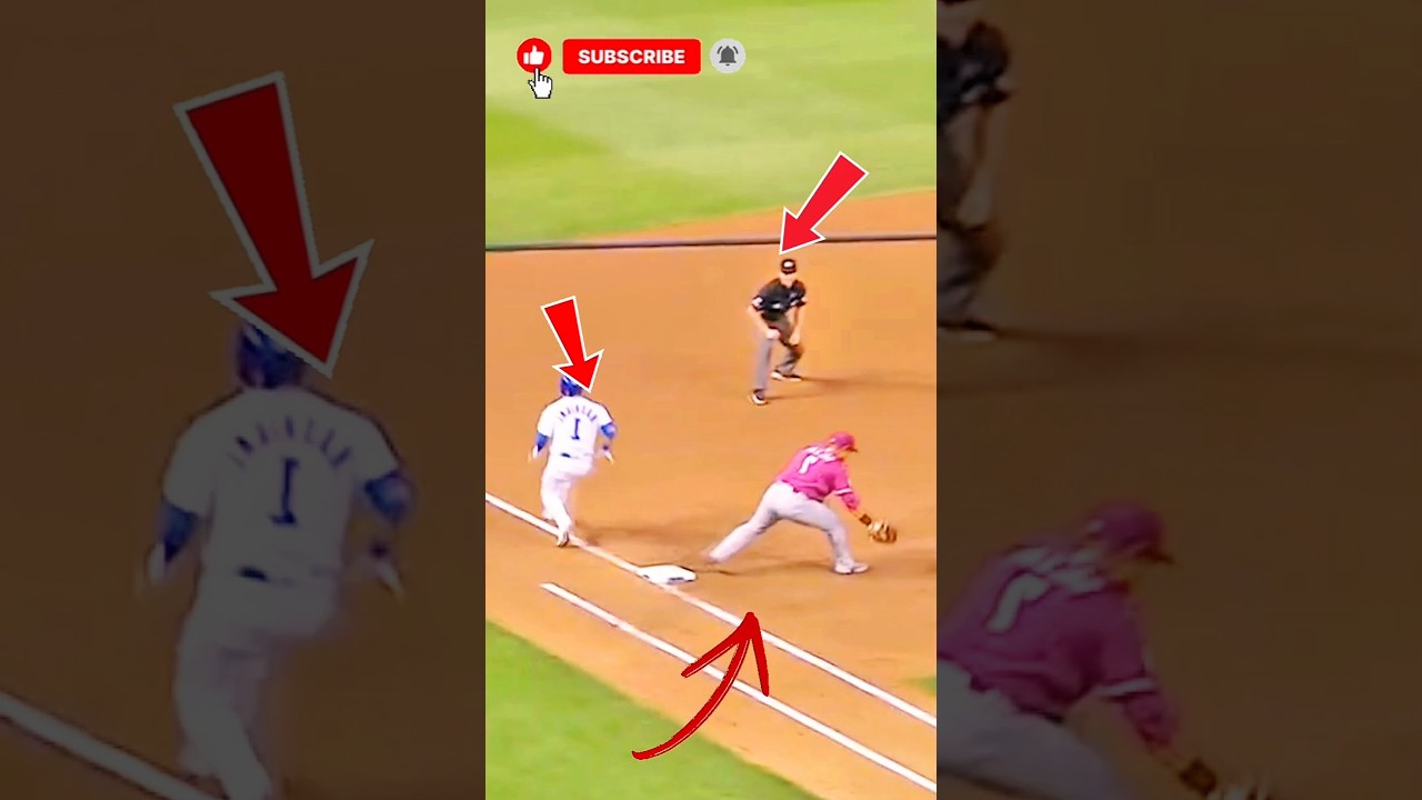 This Double Play Was INSANE 😳🔥⚾ #youtube #mlblb #shorts