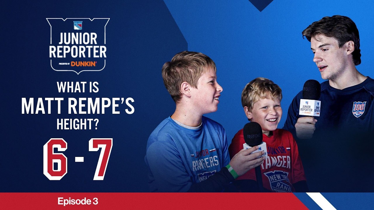 Junior Rangers Reporters Get J.T. Miller to Crack His Best Dad Jokes