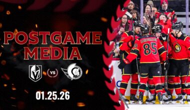 LIVE: Postgame Media OTT 7 VGK 1