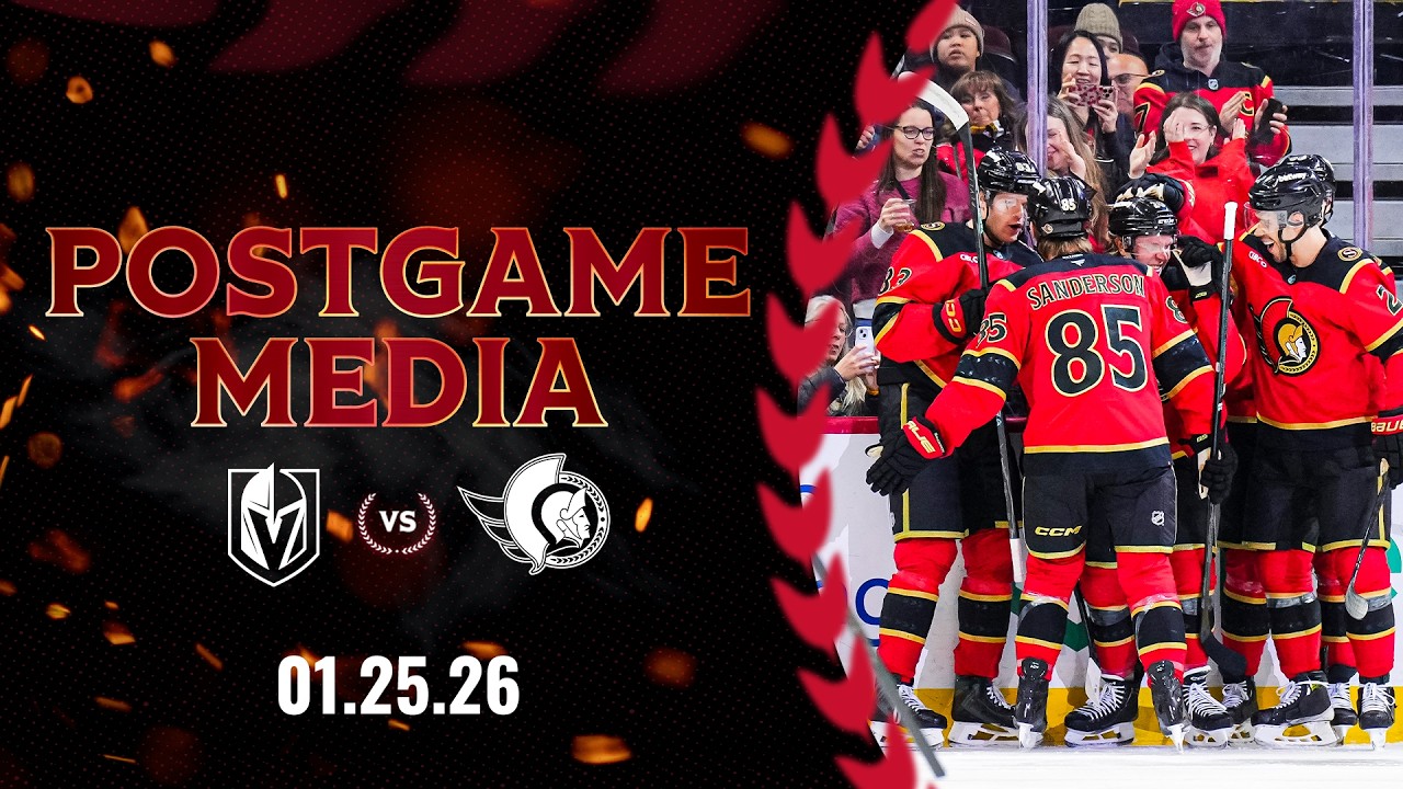 LIVE: Postgame Media OTT 7 VGK 1