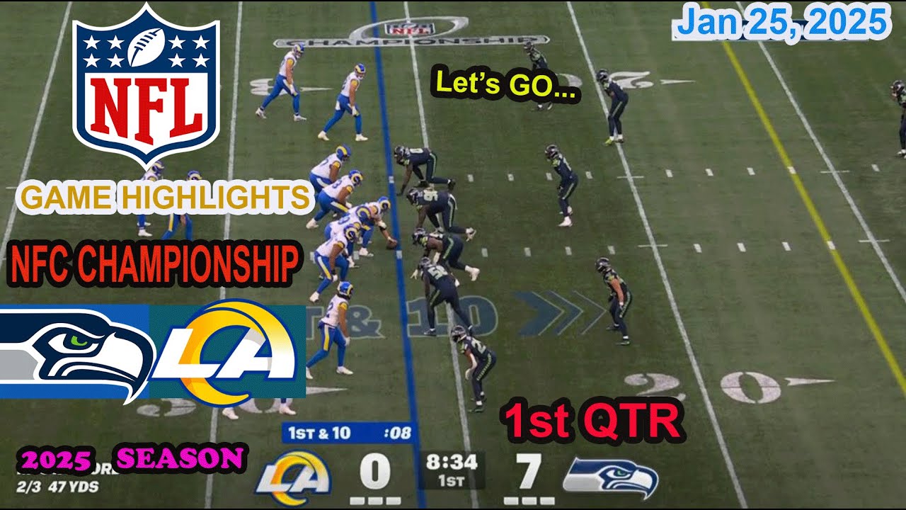 Seattle Seahawks vs Los Angeles Rams Play Offs Game 1st QTR  Highlights NFL Jan 25, 2025