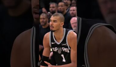 This sequence from Vic 😅👟👌  #spurs #nba #wemby