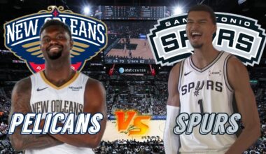 New Orleans Pelicans vs San Antonio Spurs Live Play by Play & Scoreboard