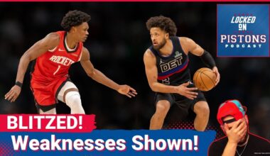 Detroit Pistons' Offense COLLAPSES as Houston Rockets Blitz Cade Cunningham! |