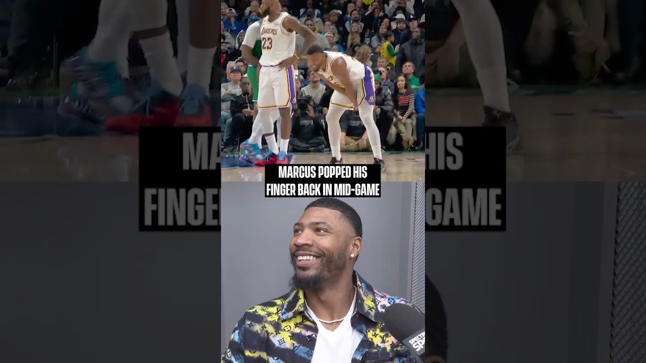 Marcus popped his own finger BACK IN PLACE mid-game
