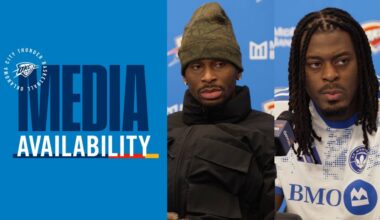 Shai Gilgeous-Alexander and Lu Dort | Postgame Media | January 23, 2026