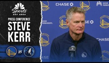 Warriors coach Steve Kerr addresses Minnesota shooting, game postponement | NBC Sports Bay Area