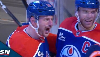 Oilers' Zach Hyman Shovels In Tying Goal In Final Minute Of Third Period