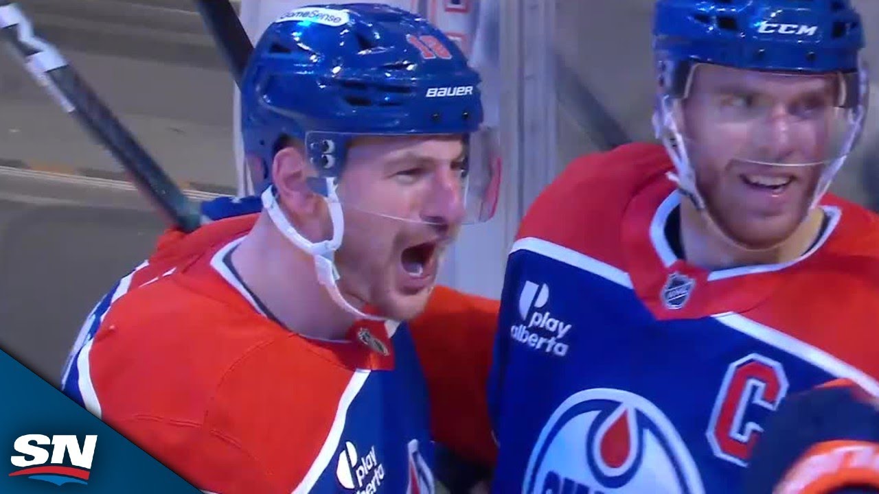 Oilers' Zach Hyman Shovels In Tying Goal In Final Minute Of Third Period