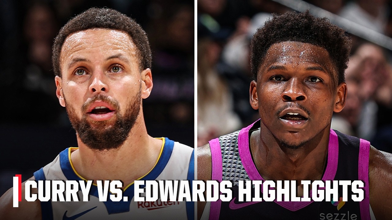 The Chef vs. Ant-Man HIGHLIGHTS 🎥 Curry leads Warriors to W over Edwards & Wolves 💪 | NBA on ESPN