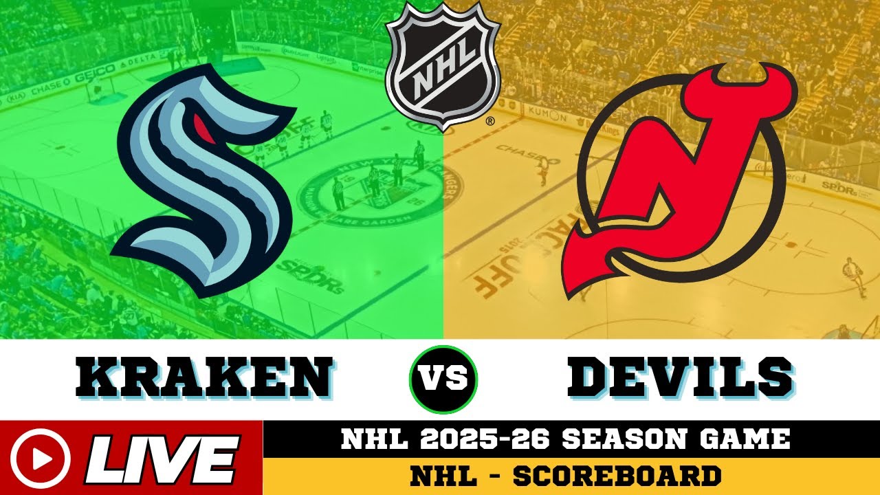 LIVE : New Jersey Devils Vs Seattle Kraken | NHL 2026 | NHL Live SCOREBOARD | 01/26/2026