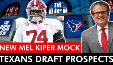 Houston Texans Draft Targets Ft. NEW Mel Kiper 2026 NFL Mock Draft