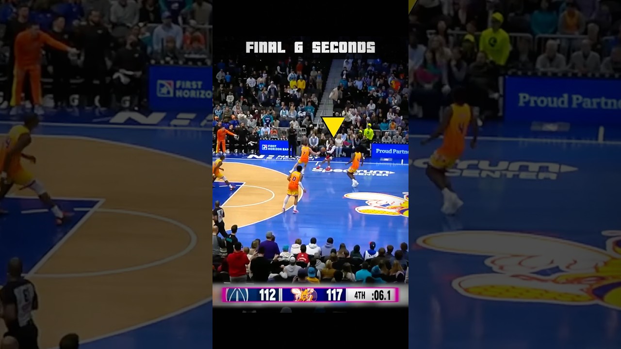 This Three Gave Them A Short-Lived Hope 😶‍🌫️ Final 6 Seconds Wizards vs Hornets #nba #shorts