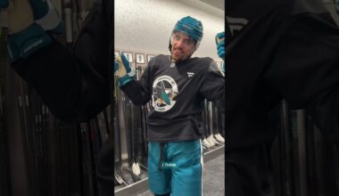 You get to keep your hair or your hats. Which would you choose? 💇‍♂️🧢  #hockey #nhl #sharks