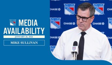 NYR vs BOS: Mike Sullivan Pregame Media Availability | Jan. 26, 2026