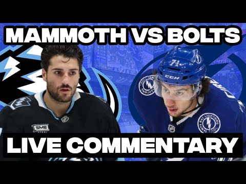 Tampa Bay Lightning Vs Utah Mammoth LIVE COMMENTARY! | 2025-26 NHL Season
