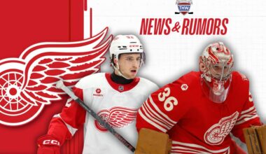 Red Wings News & Rumors: Kasper's Resurgence, Gibson For Vezina, Cossa, Augustine & More