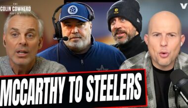 Reaction to Pittsburgh Steelers hiring Mike McCarthy, impact on Aaron Rodgers | Colin Cowherd NFL