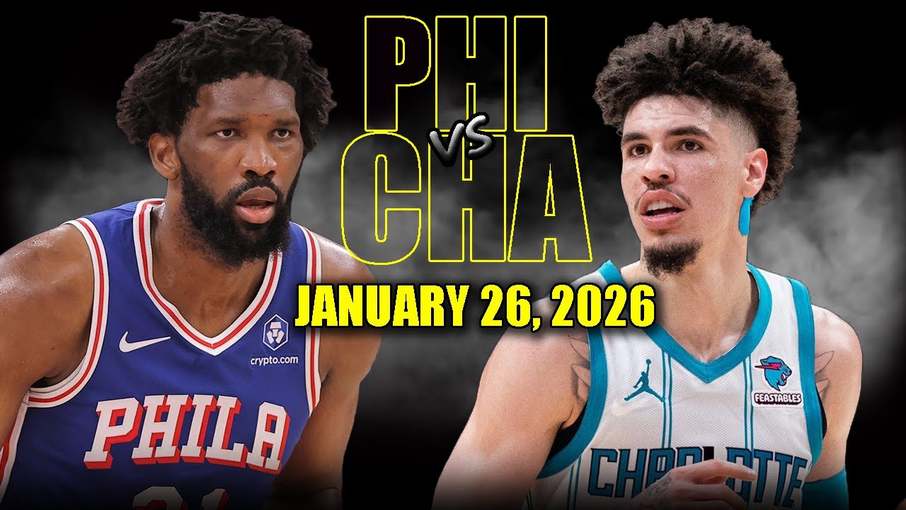 Philadelphia 76ers vs Charlotte Hornets Full Game Highlights – January 26, 2026 | NBA Season