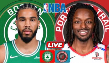 🔴LIVE : Portland Trail Blazers Vs Boston Celtics | NBA | PLAY BY PLAY | SCOREBOARD