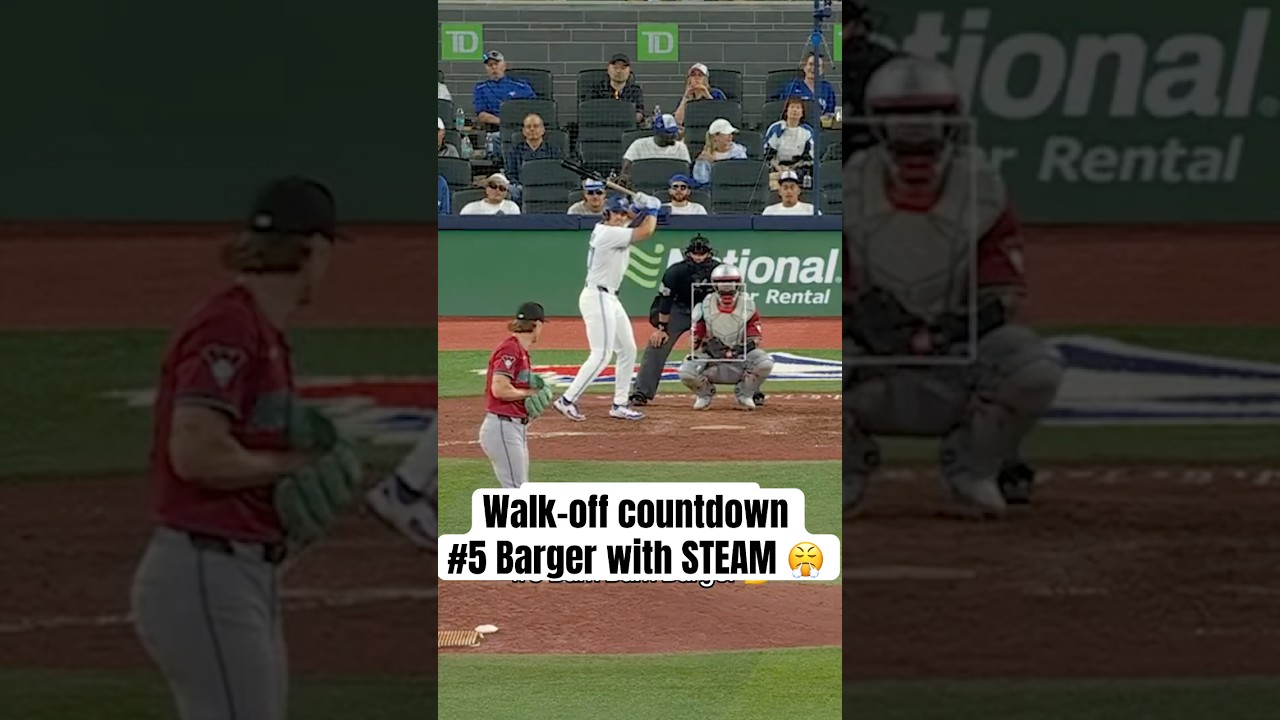 Addison Barger’s second-deck blast😱 #bluejays #mlb #walkoff #toronto