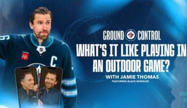 What's it like playing in an outdoor game with Blake Wheeler? | GROUND CONTROL PODCAST