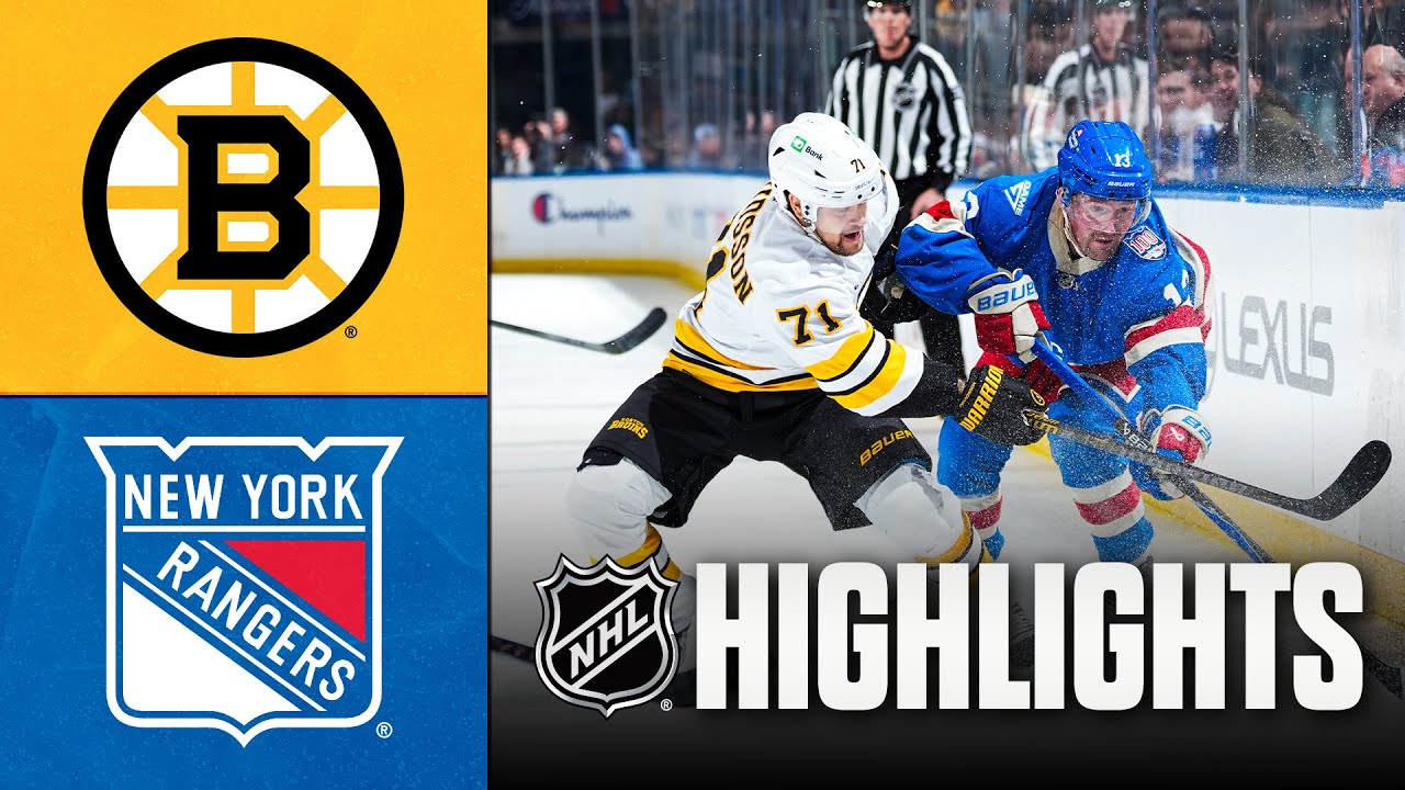 Bruins vs. Rangers | NHL Highlights | January 26, 2026