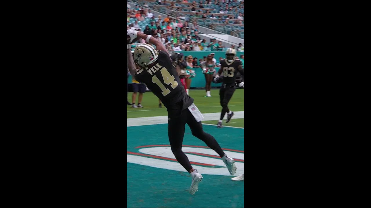 DeVaughn Vele ⬆️ TOP PLAYS of 2025 #saints #nfl #shorts