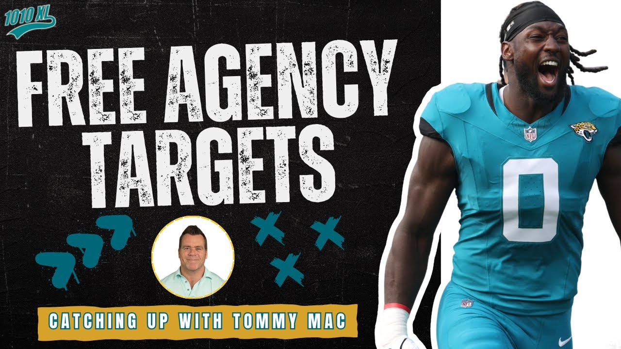 Who Are the Jacksonville Jaguars Targeting in Free Agency? | Catching Up with Tommy Mac 1/26