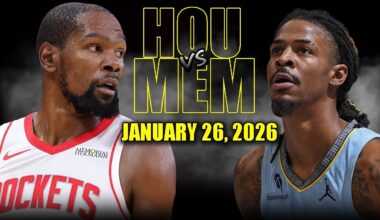 Houston Rockets vs Memphis Grizzlies Full Game Highlights – January 26, 2026 | NBA Season