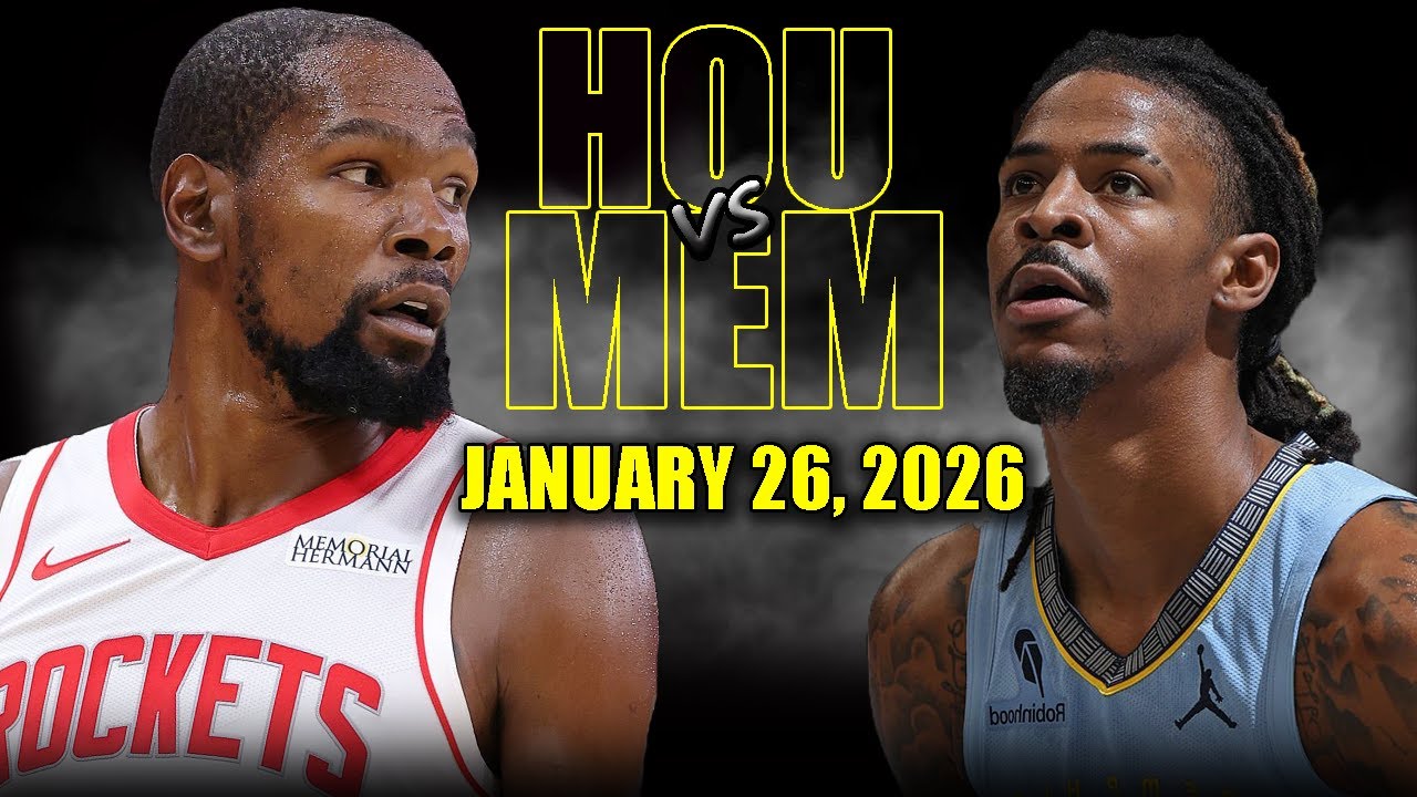 Houston Rockets vs Memphis Grizzlies Full Game Highlights – January 26, 2026 | NBA Season