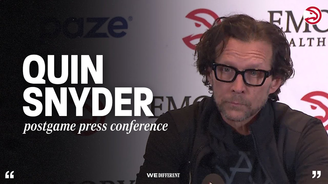 Hawks vs. Pacers Postgame Press Conference: Quin Snyder