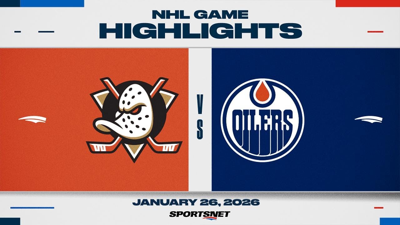 NHL Highlights | Ducks vs. Oilers - January 26, 2026