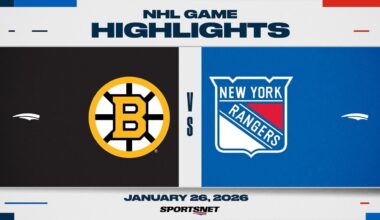 NHL Highlights | Bruins vs. Rangers - January 26, 2026