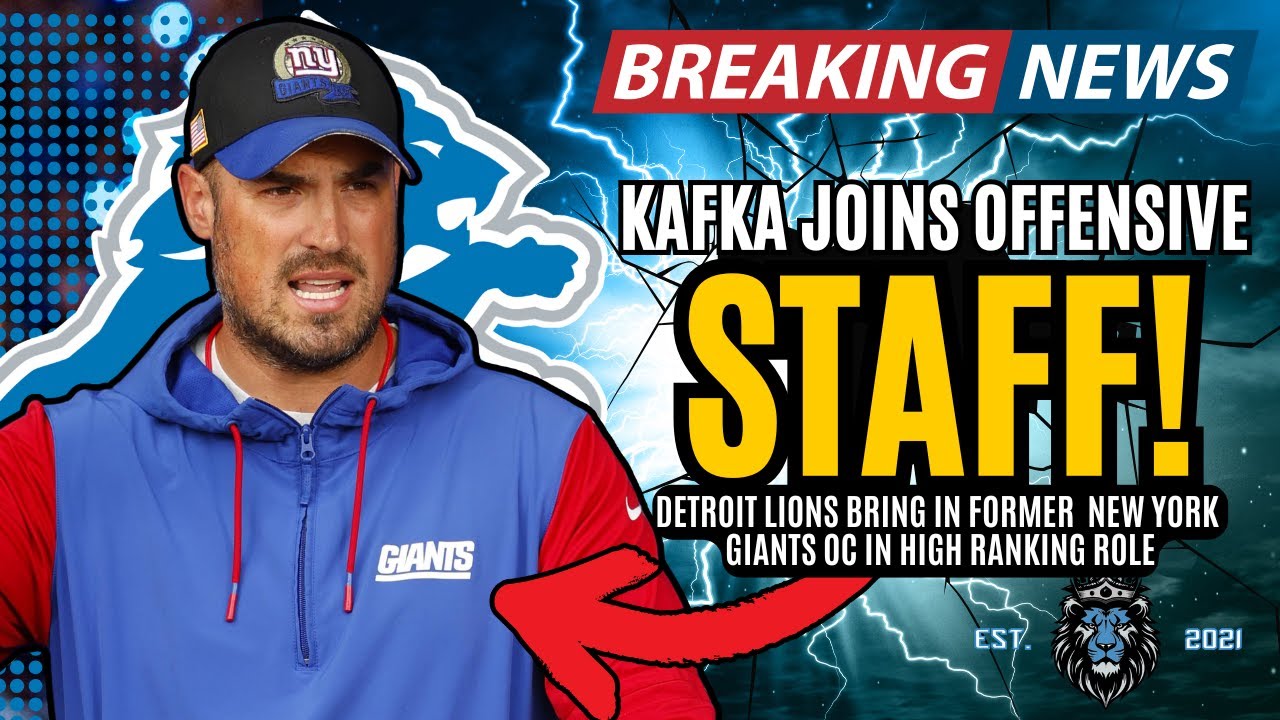 BREAKING NEWS: Detroit Lions HIRE Mike Kafka In "HIGH RANKING' Offensive Role!