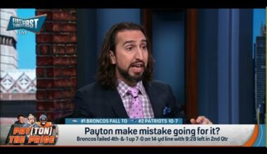 FIRST THINGS FIRST | Nick Wright RIPS Denver Broncos And Sean Payton For LOSS | NFL