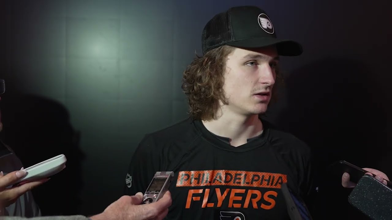 1/26 PHI vs. NYI Postgame: Trevor Zegras