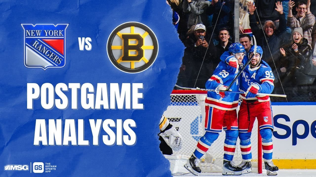 Robertson OT Winner Lifts Blueshirts Over Bruins | New York Rangers